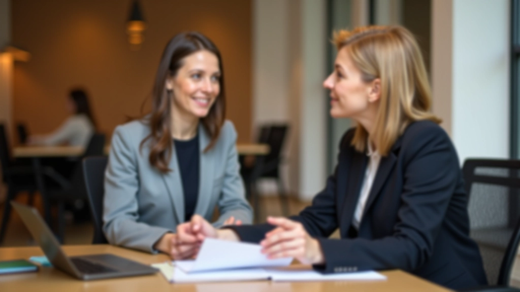 Profesionální poradce seděl s klientem a projednává investiční plány